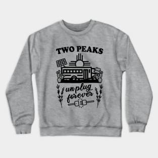 Two Peaks New Mexico Unplug Forever Crewneck Sweatshirt